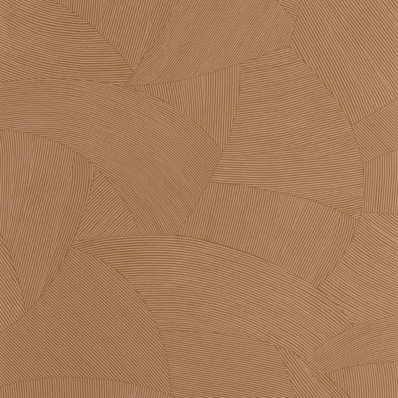 Caselio Vonalmintás modern barna vlies tapéta Terra Terre Cuite 53 cm X 10 m