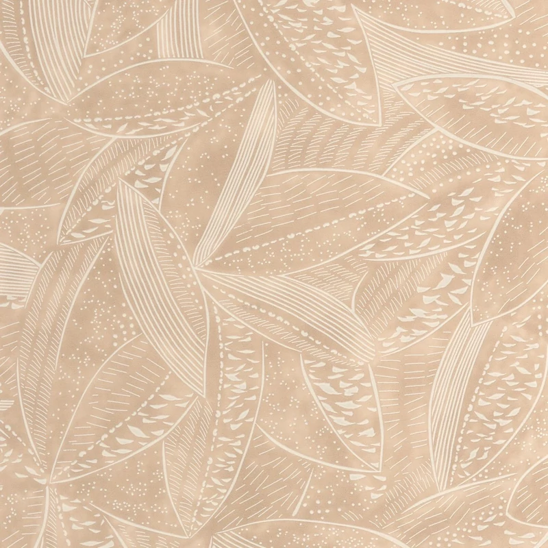 Caselio Levélmintás modern barna vlies tapéta Natura Gres Des Vosges 53 cm X 10 m