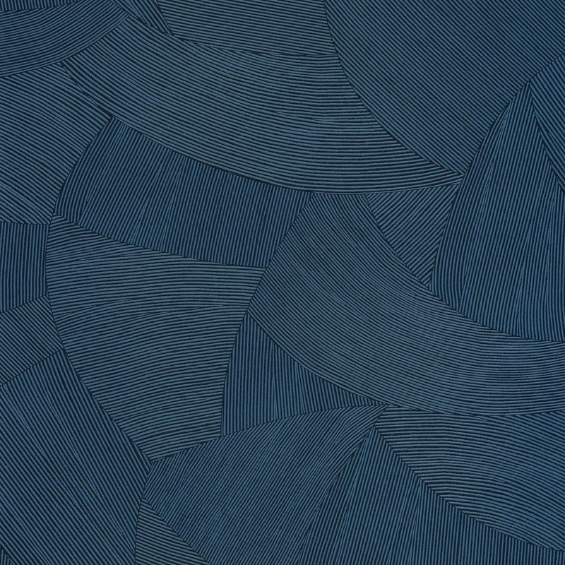 Caselio Vonalmintás modern kék vlies tapéta Terra Bleu Univers 53 cm X 10 m