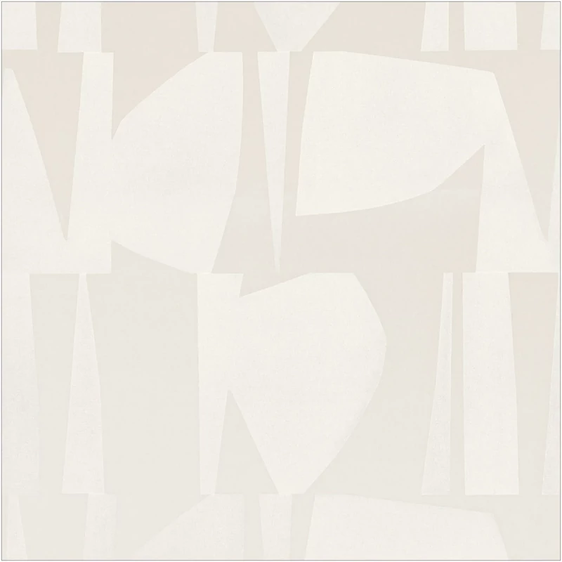 Caselio Absztrakt mintás törtfehér vlies poszter tapéta Grapchic Art Blanc 50 cm X 3 m