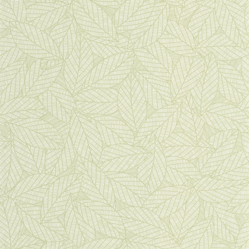 Caselio Botanikai mintás zöld vinyl tapéta Delora Vert Amande 53 cm X 10 m