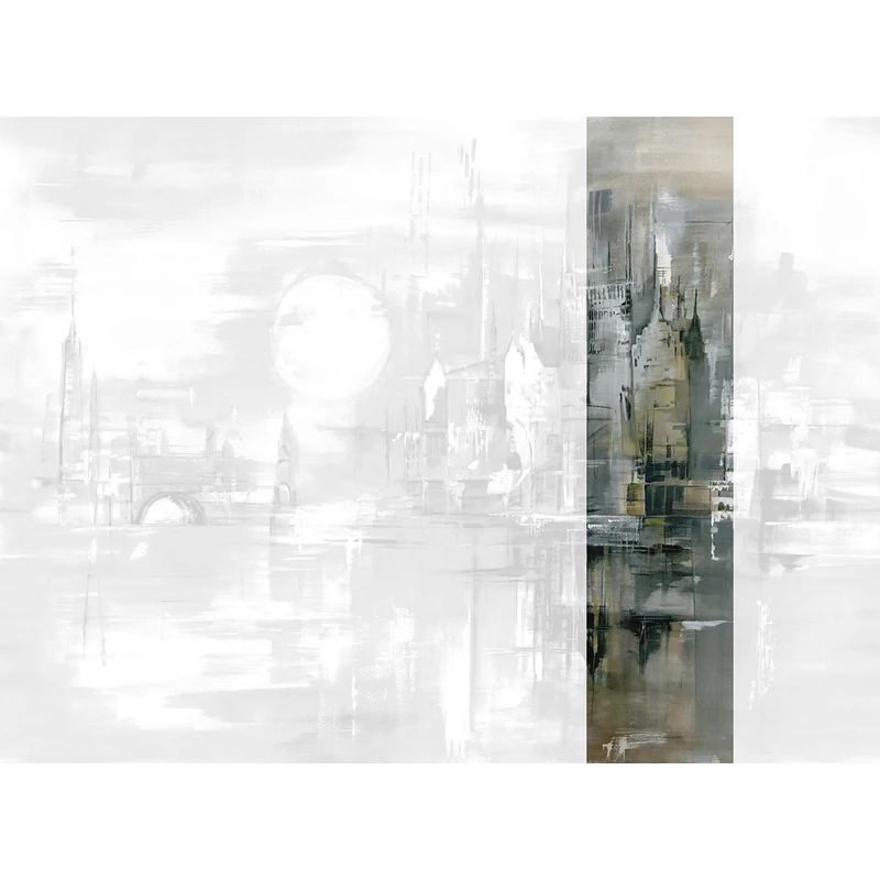 JV Holdfényes város szürke vinyl poszter tapéta Millenium Smoke Gray 68 cm X 3 m