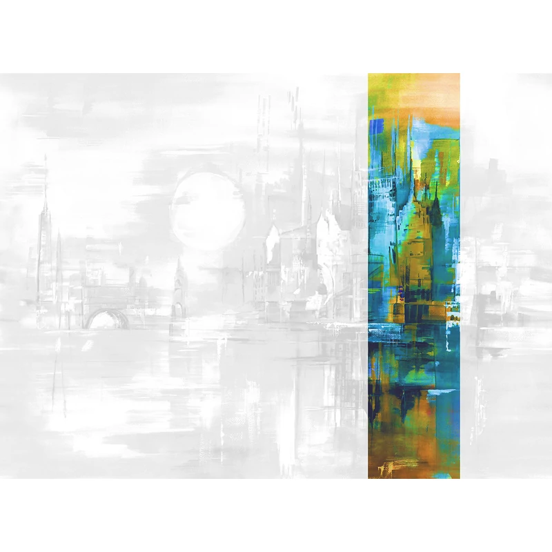 JV Holdfényes város színes vinyl poszter tapéta Millennium Graffiti 68 cm X 3 m