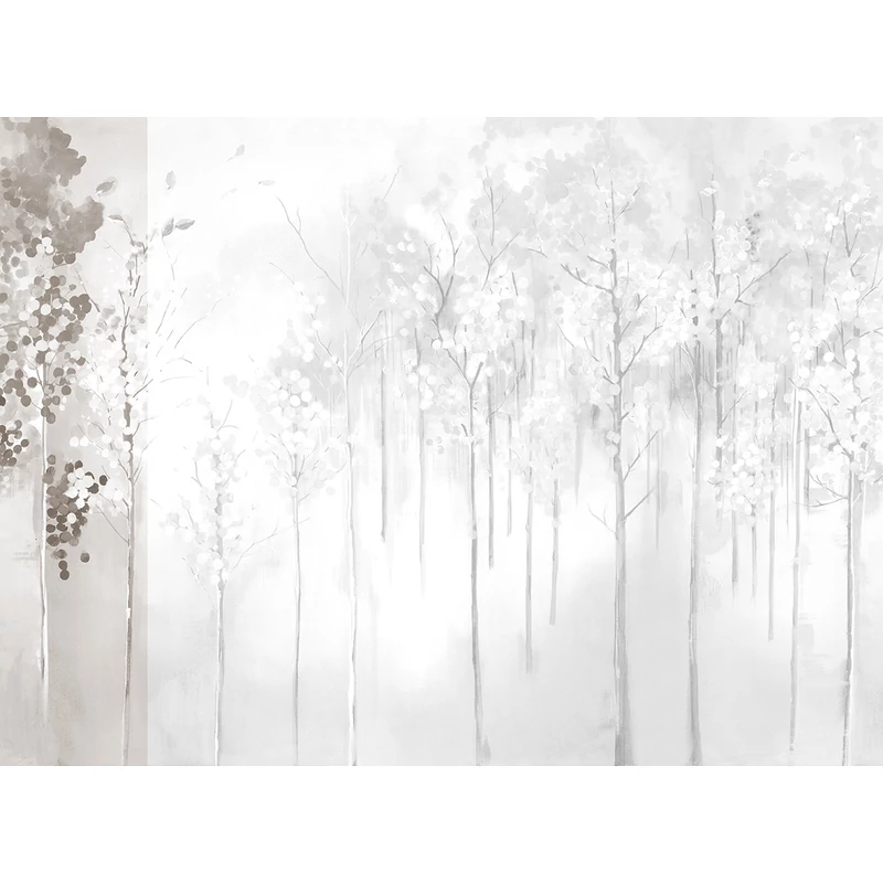 JV Őszi erdő szürke vinyl poszter tapéta Maples Grey 68 cm X 3 m