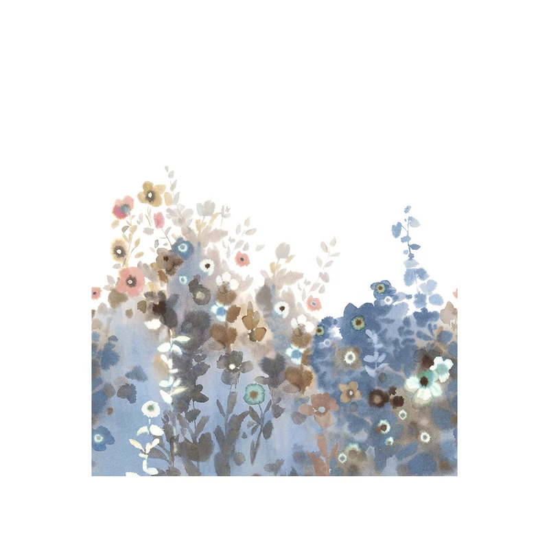 JV Virágmintás kék vinyl poszter tapéta Zeeland Blue 272 cm X 3 m