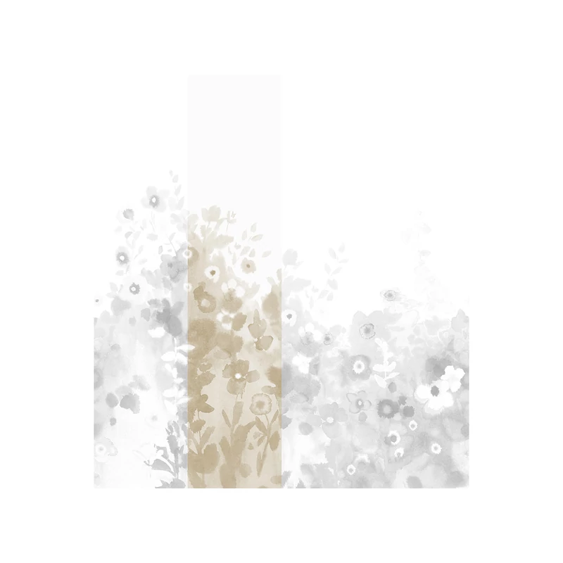 JV Virágmintás bézs vinyl poszter tapéta Zeeland Beige 68 cm X 3 m