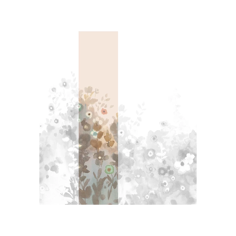 JV Virágmintás bézs vinyl poszter tapéta Zeeland Vintage 68 cm X 3 m