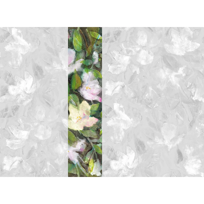 JV Texturált virágmintás zöld vinyl poszter tapéta Bronte Green 68 cm X 3 m