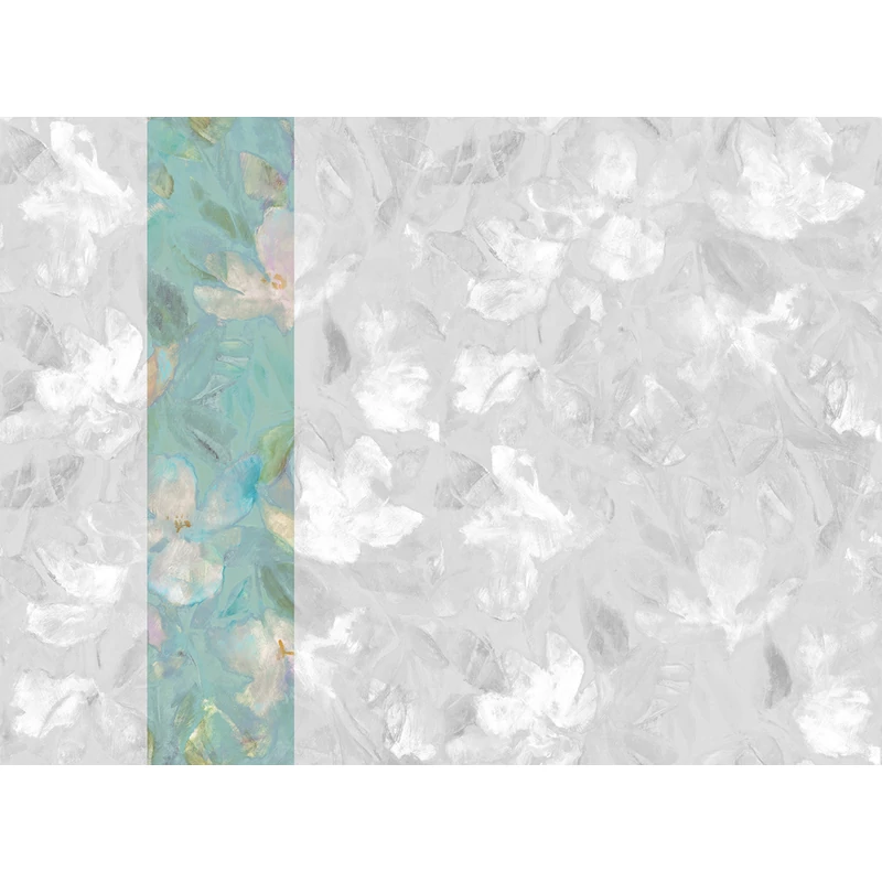 JV Texturált virágmintás kék vinyl poszter tapéta Bronte Light Blue 68 cm X 3 m