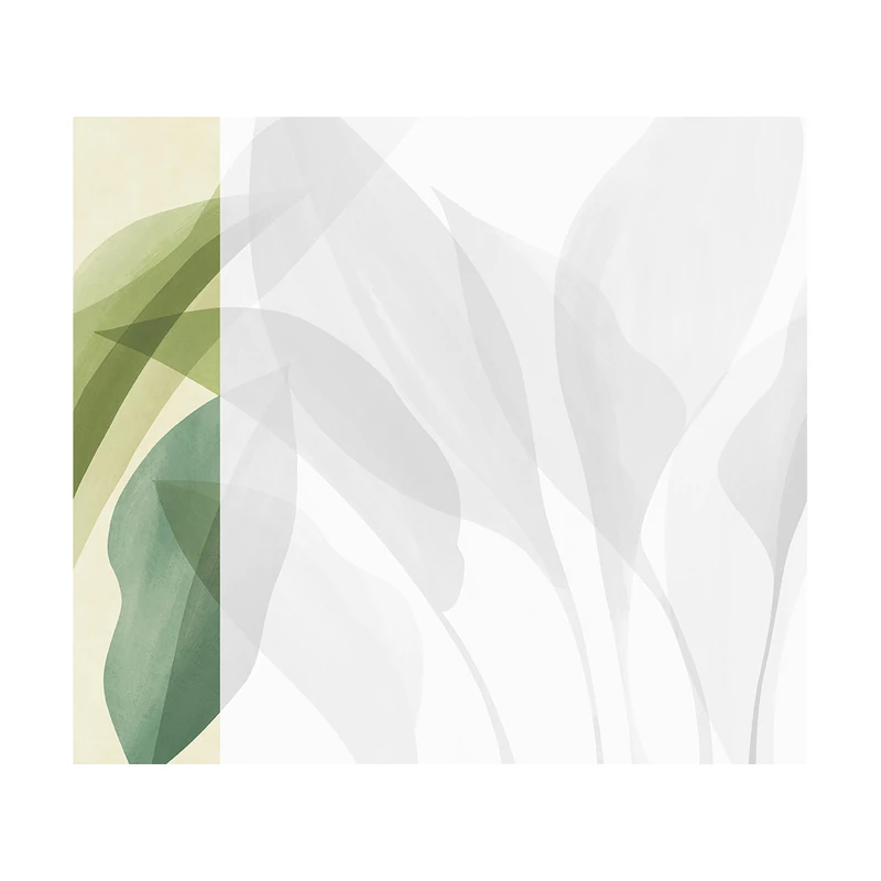 JV Trópusi levélmintás zöld vinyl poszter tapéta Davao Summer 68 cm X 3 m