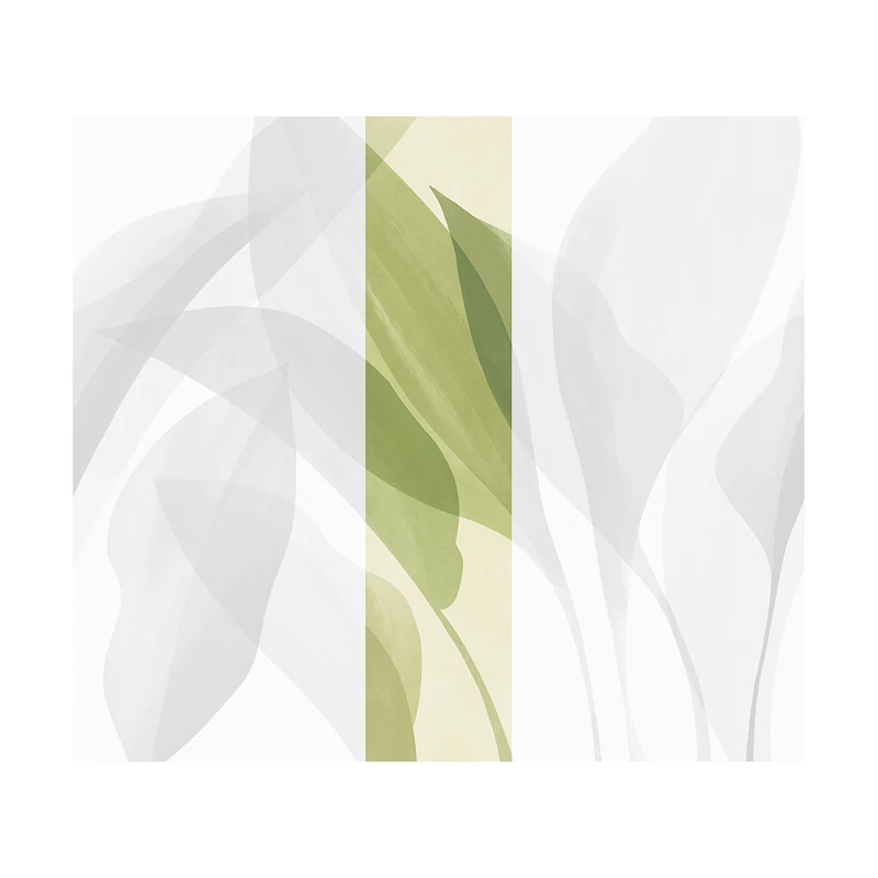 JV Trópusi levélmintás zöld vinyl poszter tapéta Davao Summer 68 cm X 3 m