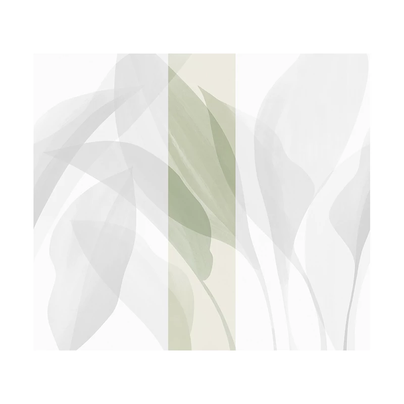 JV Trópusi levélmintás zöld vinyl poszter tapéta Davao Sage 68 cm X 3 m