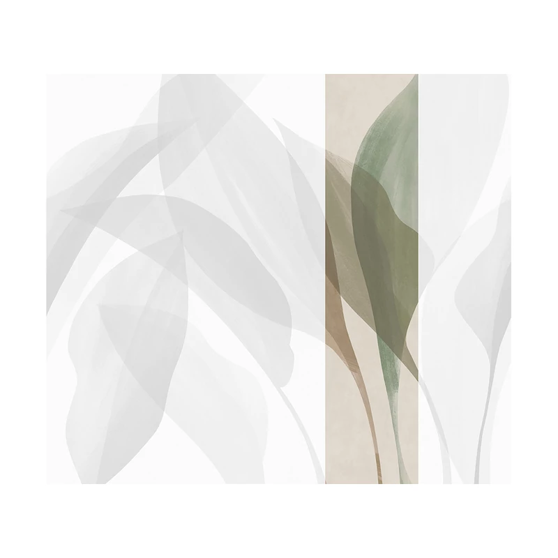 JV Trópusi levélmintás barna vinyl tapéta Davao Autumn 68 cm X 3 m