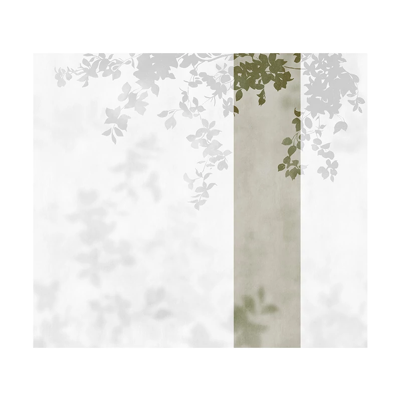 JV Borostyán árnyékokkal zöld vinyl poszter tapéta Domme Green 68 cm X 3 m