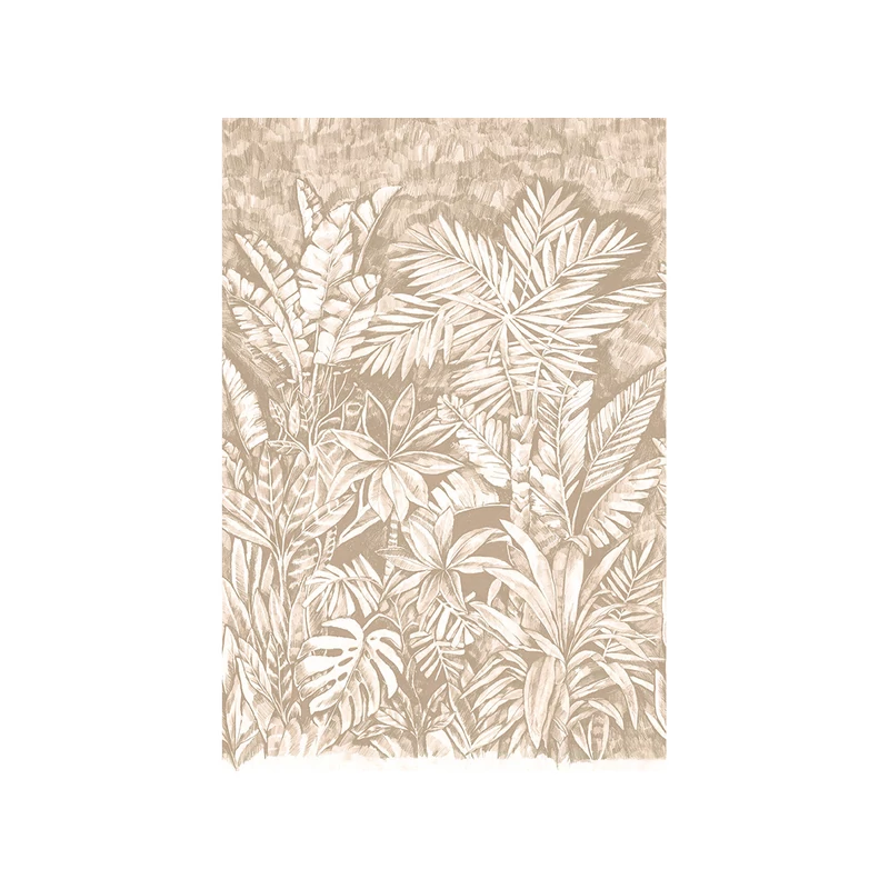 JV Trópusi dzsungel mintás barna vinyl poszter tapéta Daintree Sepia 200 cm X 3 m