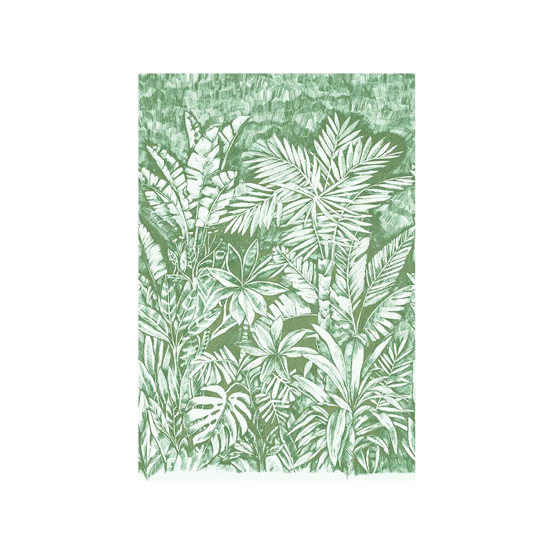 JV Trópusi dzsungel mintás zöld vinyl poszter tapéta Daintree Forest 200 cm X 3 m