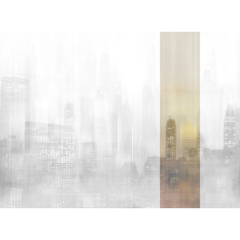 JV Felhőkarcolók fényei színes vinyl poszter tapéta Toronto Sunset 68 cm X 3 m