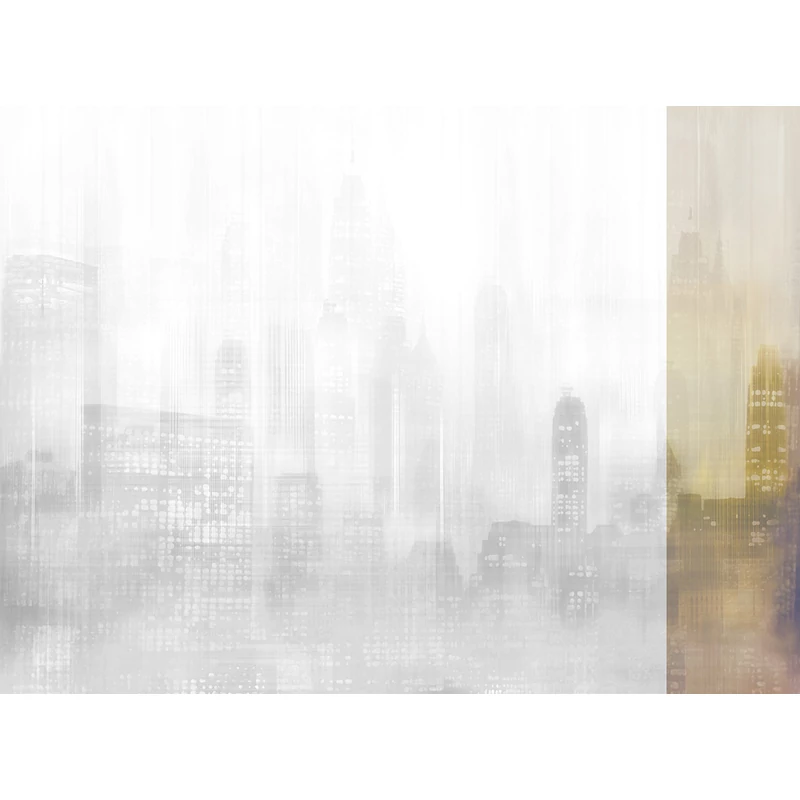 JV Felhőkarcolók fényei színes vinyl poszter tapéta Toronto Sunset 68 cm X 3 m