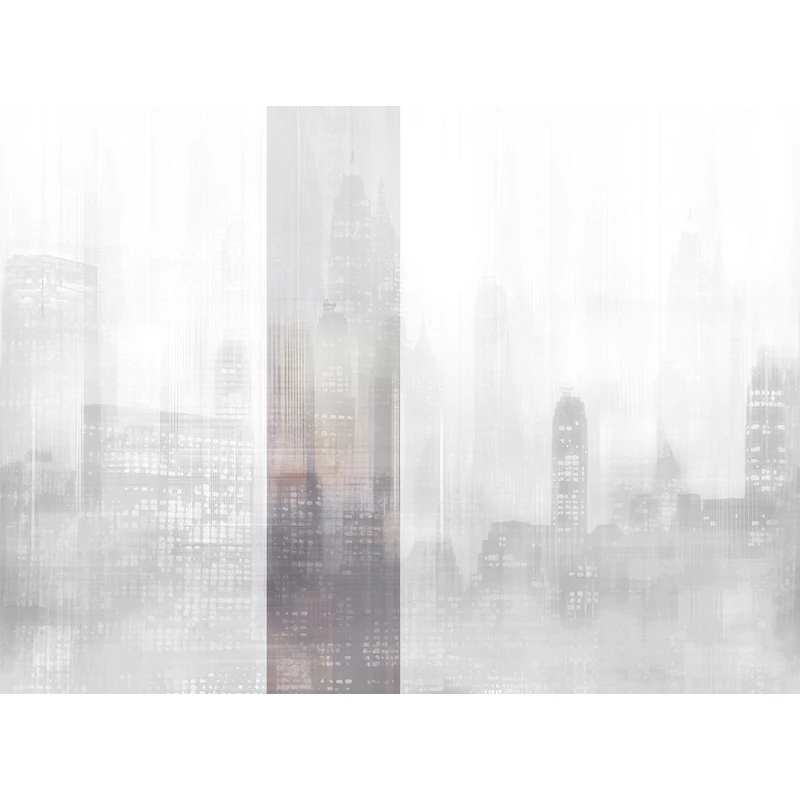 JV Felhőkarcolók fényei szürke vinyl poszter tapéta Toronto Grey 68 cm X 3 m