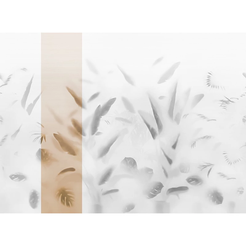 JV Pálmaleveles bézs vinyl poszter tapéta Nadi Beige 68 cm X 3 m