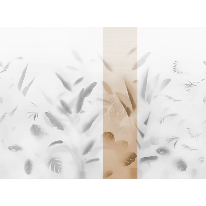 JV Pálmaleveles bézs vinyl poszter tapéta Nadi Beige 68 cm X 3 m