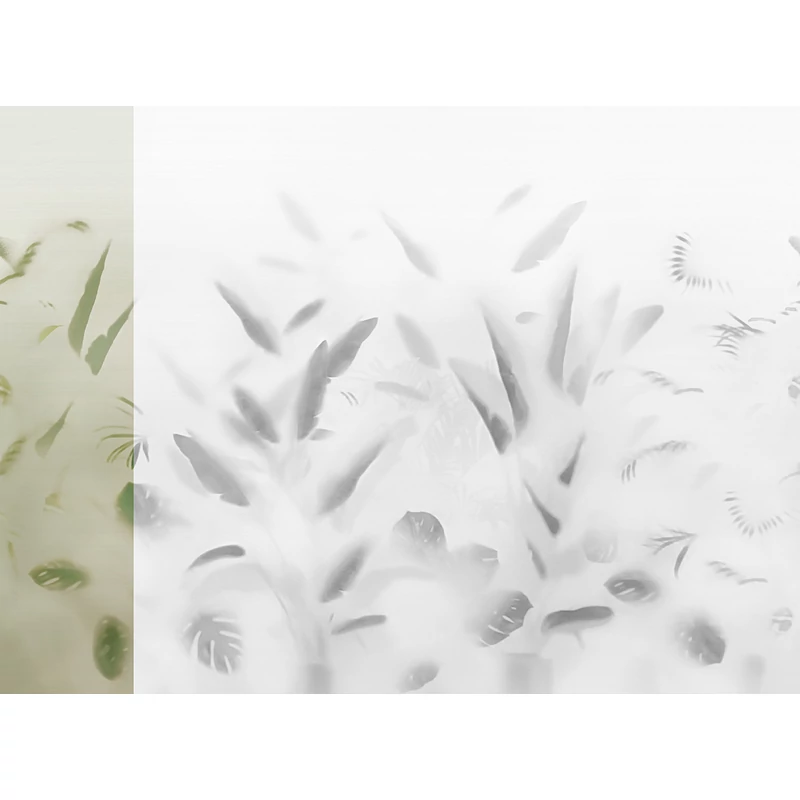 JV Pálmaleveles zöld vinyl poszter tapéta Nadi Green 68 cm X 3 m