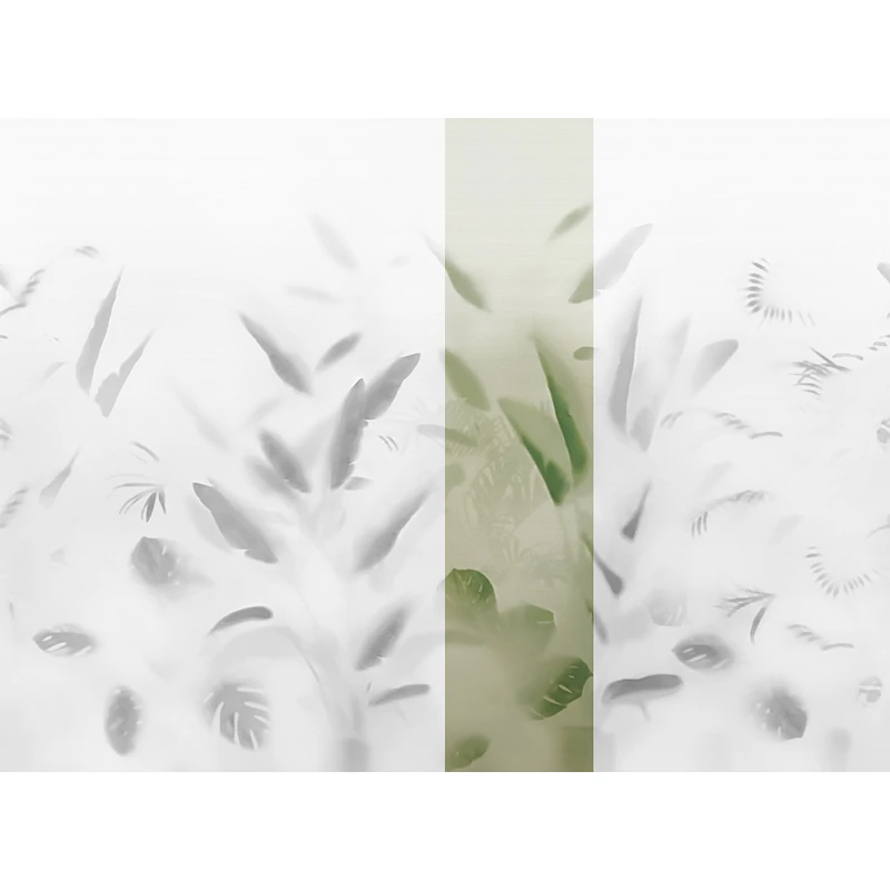 JV Pálmaleveles zöld vinyl poszter tapéta Nadi Green 68 cm X 3 m