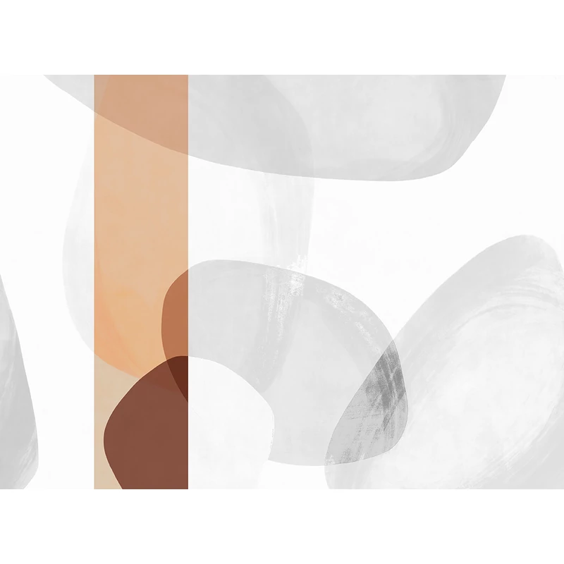 JV Absztrakt mintás barna vinyl poszter tapéta Brock Terracotta 68 cm X 3 m