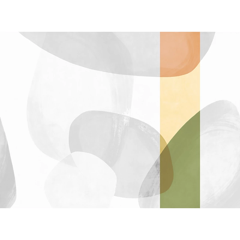 JV Absztrakt mintás sárga vinyl poszter tapéta Brock Summer Yellow 68 cm X 3 m