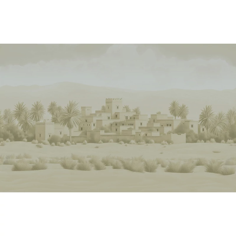 JV Arab város bézs vinyl poszter tapéta Todra Sand 476 cm X 3 m