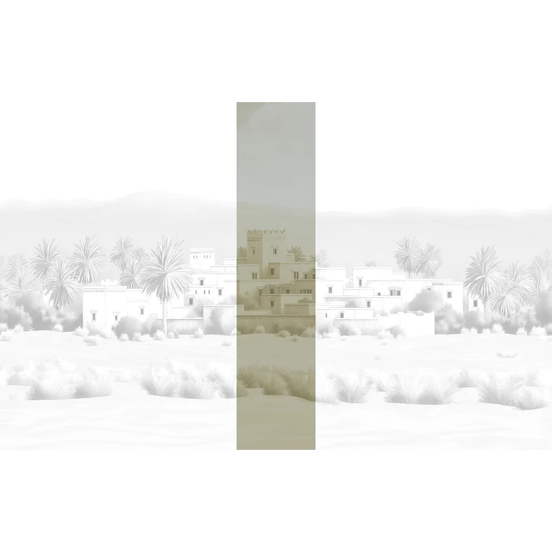 JV Arab város bézs vinyl poszter tapéta Todra Sand 68 cm X 3 m