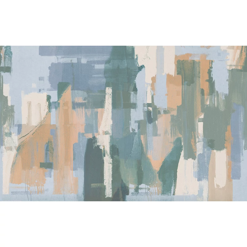 JV Absztrakt mintás kék vinyl poszter tapéta Downtown Sunset 476 cm X 3 m