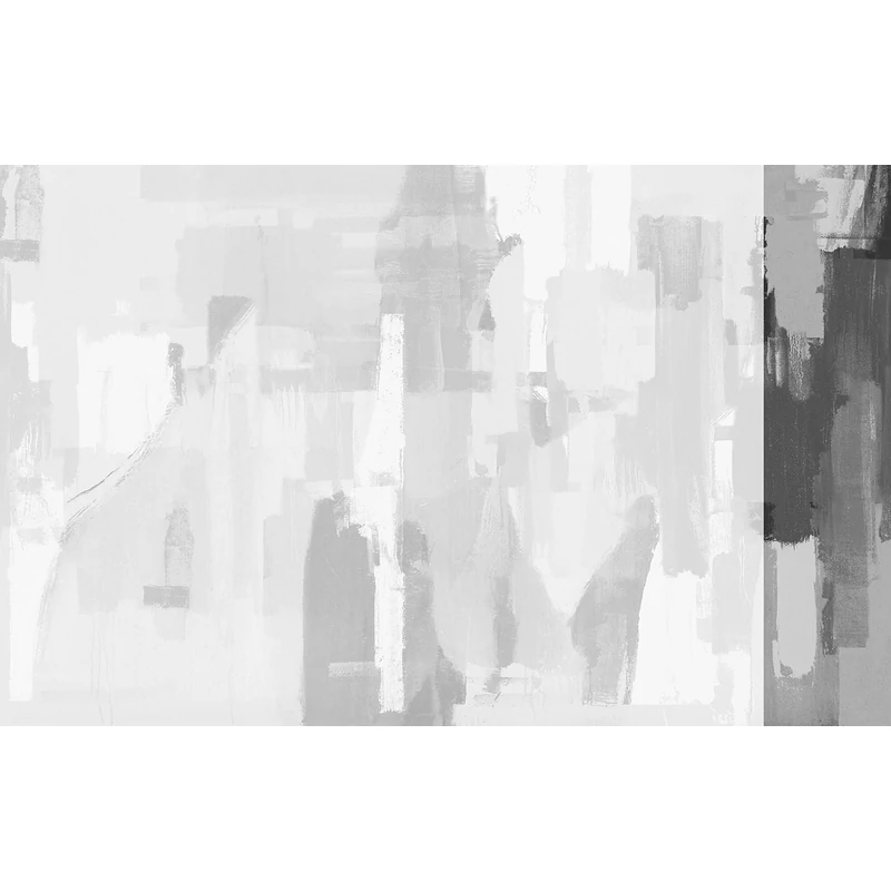 JV Absztrakt mintás fekete-fehér vinyl poszter tapéta Downtown Black-White 68 cm X 3 m