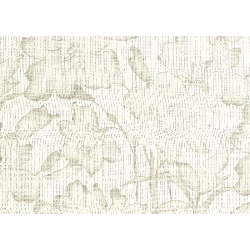JV Modern virágmintás bézs vinyl tapéta Fiore Shibori Beige 70 cm X 10 m