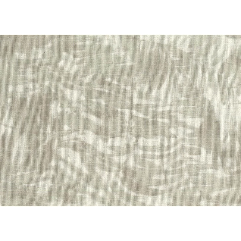 JV Páfrány mintás szövethatású bézs vinyl tapéta Felce Beige 100 cm X 10 m