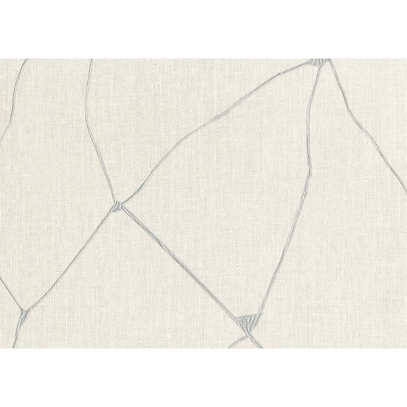 JV Modern japán mozaikos bézs vinyl tapéta Unito Kintsugi Beige 70 cm X 10 m