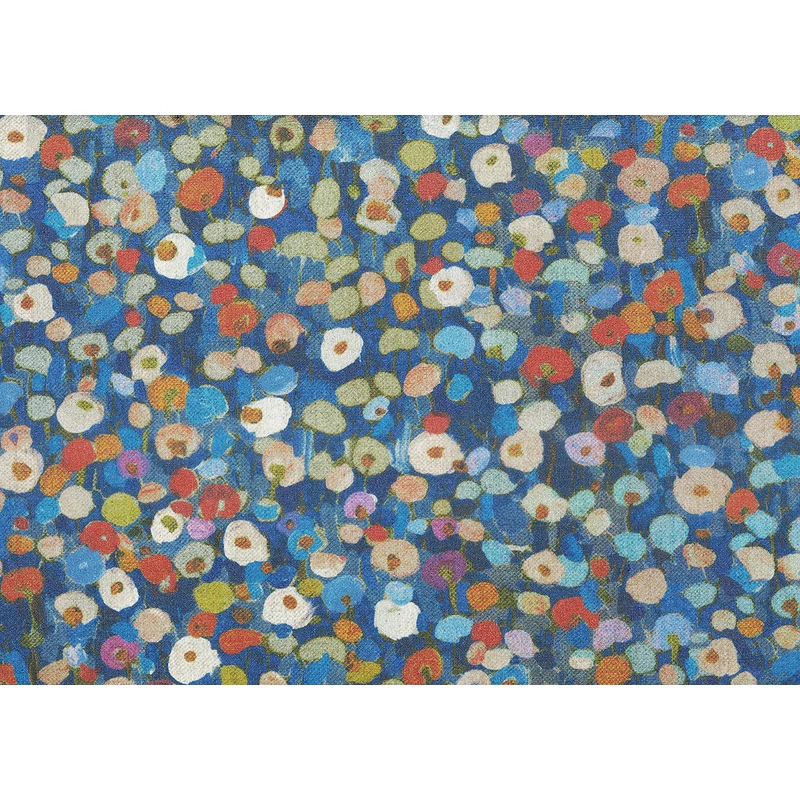JV Romantikus virág mező kék vinyl tapéta Prato Fiorito Blue 70 cm X 10 m