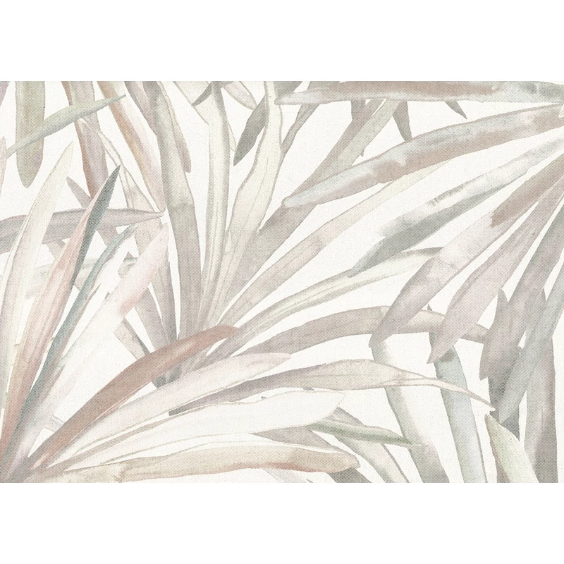 JV Modern pálmaleveles bézs vinyl tapéta Corifa Beige 70 cm X 10 m