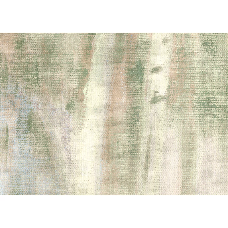 JV Festmény hatású zöld-bézs erdő vinyl poszter tapéta Primavera 272 cm X 300 cm