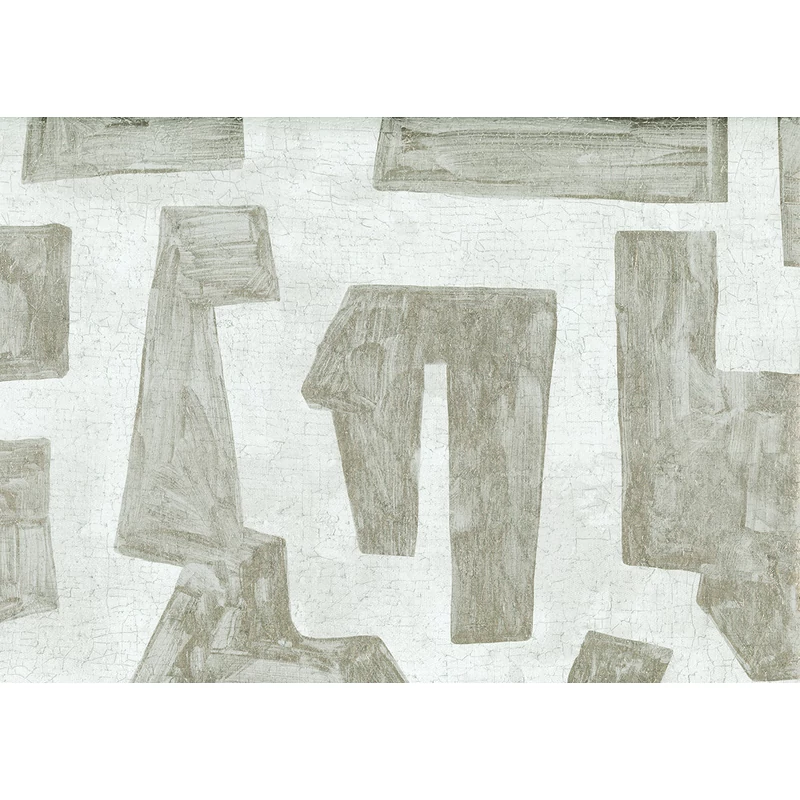 JV Modern absztrakt szürke vinyl tapéta Labirinthos Grey 70 cm X 10 m