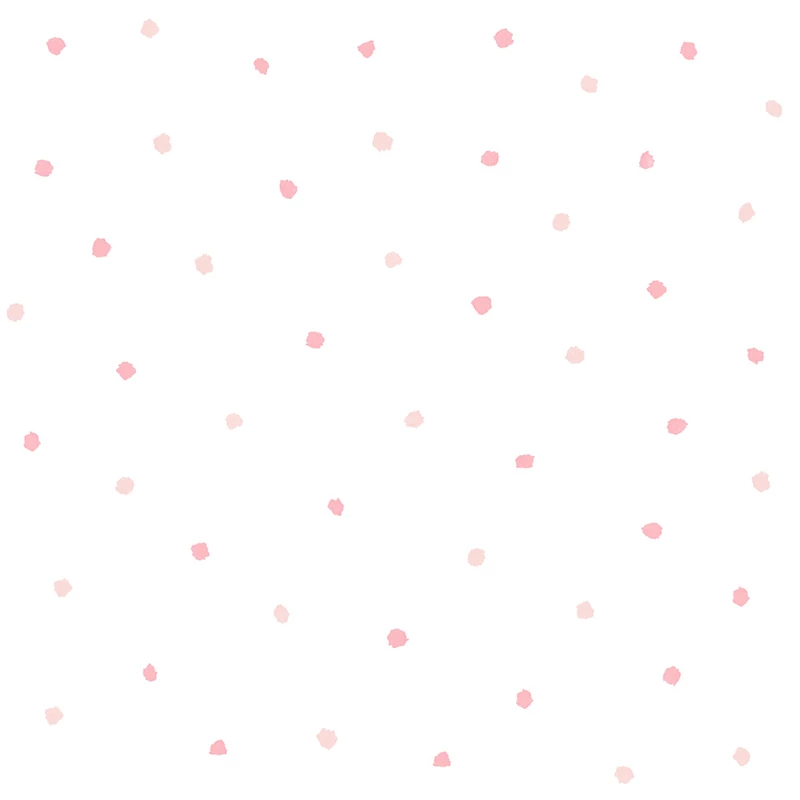 KT-Exclusive Pöttyös rózsaszín vlies gyerek tapéta Joy Pink 52 cm X 10 m