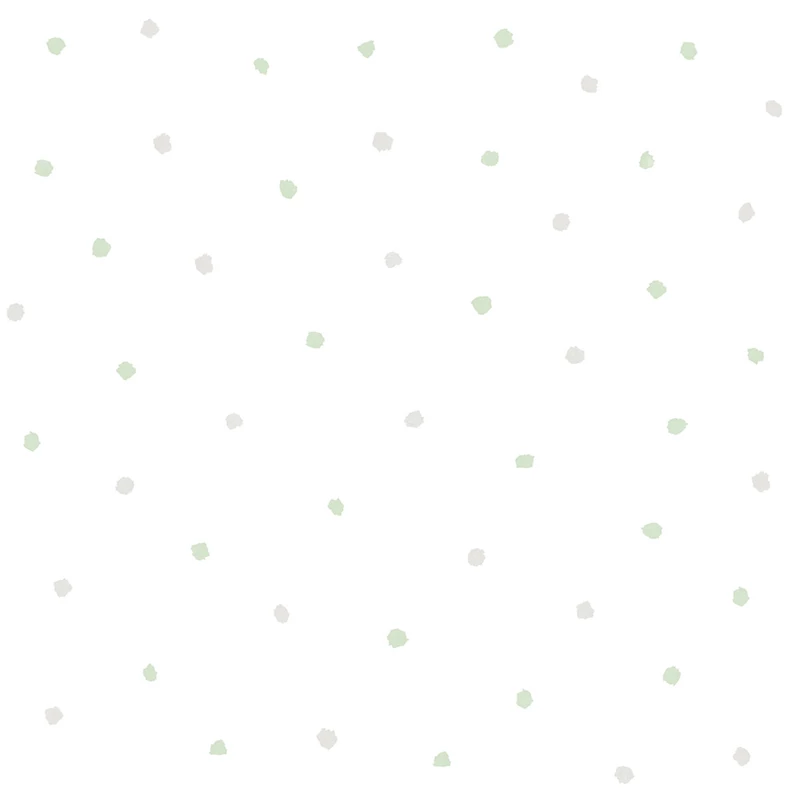 KT-Exclusive Pöttyös zöld vlies gyerek tapéta Joy Green 52 cm X 10 m