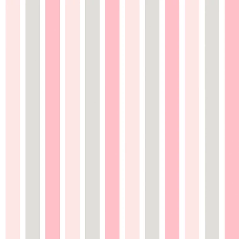 KT-Exclusive Csíkos rózsaszín vlies gyerek tapéta Joy Pink 52 cm X 10 m