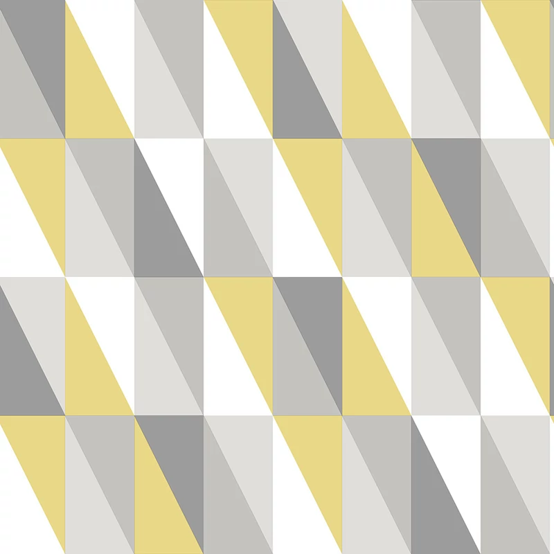 KT-Exclusive Geometriai mintás szürke-sárga vlies gyerek tapéta Joy Gray-Yellow 52 cm X 10 m