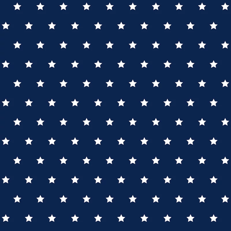 KT-Exclusive Csillag mintás sötétkék vlies gyerek tapéta Joy Dark Blue 52 cm X 10 m