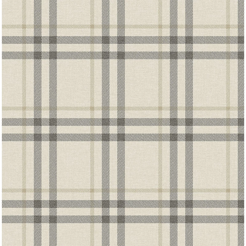 KT-Exclusive Klasszikus kockás bézs vlies tapéta Suavage Champagne 52 cm X 10 m