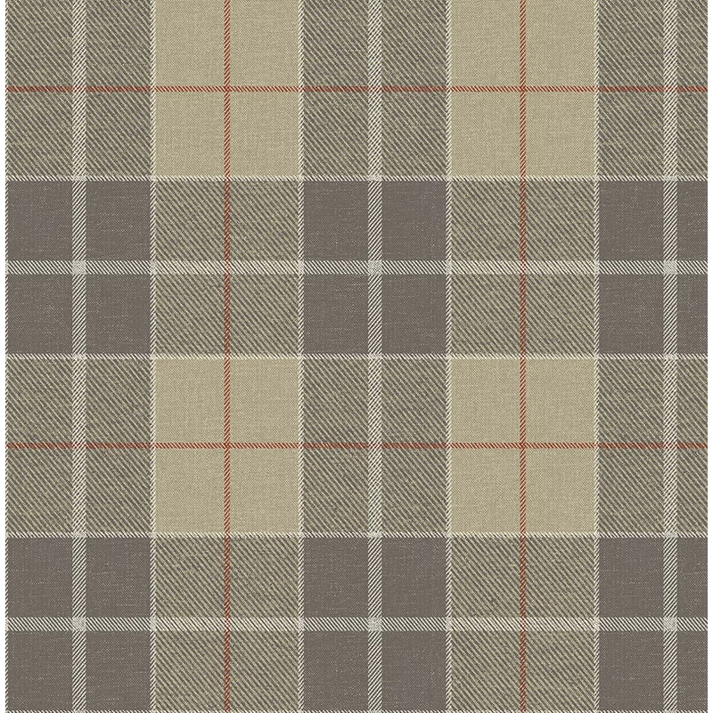 KT-Exclusive Klasszikus kockás bézs vlies tapéta Sauvage Beige 52 cm X 10 m