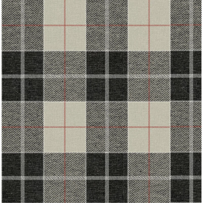 KT-Exclusive Klasszikus kockás fekete-szürke vlies tapéta Sauvage2 Grey-Black 52 cm X 10 m