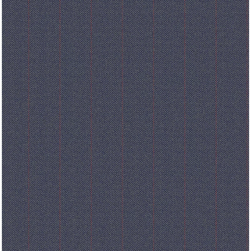 KT-Exclusive Halszálka mintás csíkos sötétkék vlies tapéta Sauvage Dark Blue 52 cm X 10 m
