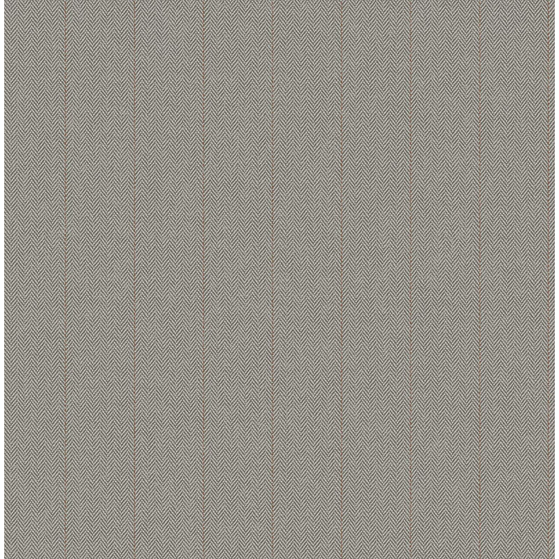 KT-Exclusive Halszálka mintás csíkos szürke vlies tapéta Sauvage Grey 52 cm X 10 m
